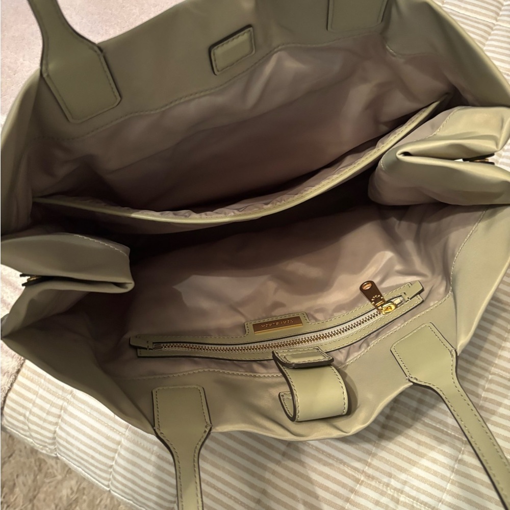 Tory Burch Ella Tote Olive Sprig - Picture 7 of 8
